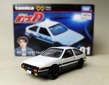 H523 トミカ tomica unlimited 頭文字D イニシャルD AE86 トレノ Used_画像1