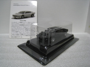京商　サークルK　第44弾　ランボルギーニ　コレクション３「 ウラッコ　ラリー　ブラック色 」1/64　ケース箱、カード有り、外箱なし