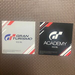 映画　グランツーリスモ　ステッカー　2枚セット　限定品　非売品　GTアカデミー　スーパーGT　ヤン・マーデンボロー　GT7