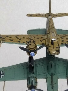 1/144hen shell He129ti tail up final product ef toys WKC WTM