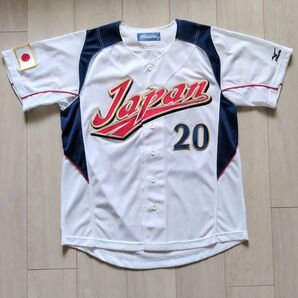 【レア】2009 WBC 岩隈 ホーム ユニフォーム ミズノ M 近鉄 バファローズ マリナーズ 巨人 ジャイアンツ 楽天