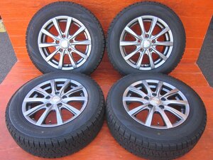 【Y4】GRASS RX 15インチ 6.0J +53 PCD114.3 5H トヨタ平面座ナット専用 ピレリ ICE ASIMMETRICO PLUS 195/65R15(2020年製) ノア/VOXYなど