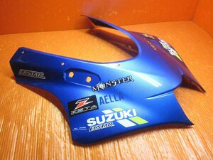 【S】スズキ GSX-R1000R 純正 フロント アッパーカウル 94411-17K0 ツメ折れあり 中古品 フロントカウル ジクサー SUZUKI 2BL-DM11G