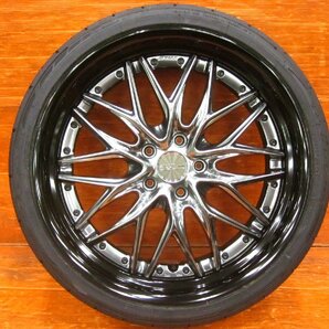 【Y4】未使用セット☆WORK SCHWERT QUELL クヴェル 20インチ 8.5J +43 PCD114.3 5H NITTO NT555 G2 235/35R20(2023年製) 60系プリウスなどの画像2