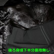GDC ジーディーシー 日本製 ノーカラージャケット マオカラー ブルゾン ジャンパー 黒 メンズSサイズ 本州送料無料 A166_画像6