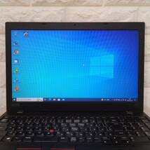 ★Lenovo ThinkPad L580 / Core i3 8130U 2.20GHz / メモリ 8GB / HDD 500GB / 15.6型 / Windows 10 Pro 64bit_画像2