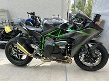 NINJA H2 ，H2カーボン　スリップオン　メガホン　KーFACTORY ケーファクトリー。マフラー サイレンサー _画像4