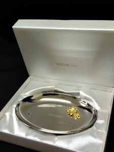 MIKIMOTO ジュエリートレイ ミキモト 小物入れ アクセサリートレイ　未使用品　箱つき トレイ