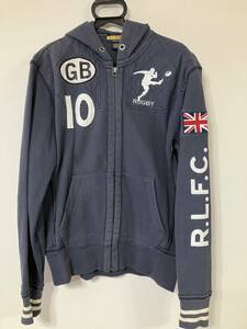 RALPH LAUREN RUGBY ポロ ラルフローレン ラグビー スウェット　フルジップパーカー　S