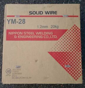 日鐵住金　YM-28 1.2mm 20kg 溶接ワイヤー　ソリッド