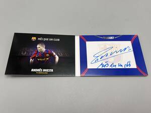 【50枚限定】2023 Daka FC Barcelona Team Set Booklets イニエスタ Andres Iniesta 直書き 直筆サインカード Auto
