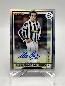 2022-23 topps merlin chrome ALESSANDRO DEL PIERO 直筆サインカード JUVENTUS