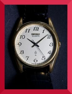 セイコー SEIKO クォーツ 3針 7121-8000 男性用 メンズ 腕時計 W804 稼働品