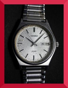  Seiko SEIKO Spirit SPIRIT quartz 3 hands day date 7N43-7180 for man men's wristwatch made in Japan W805