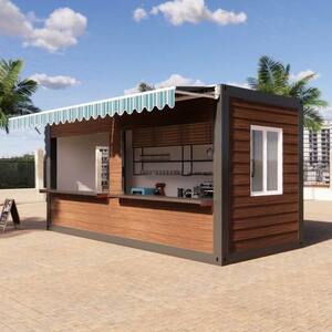  container house prefab unit house eat and drink shop kitchen kitchen custom-made izakaya pub pab bar ... shop store sea. house 