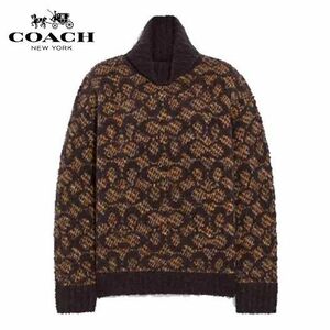 【COACH★CF604】コーチ 百貨店商品♪ シグネチャー タートルネック セーター ウール アルパカ 新品