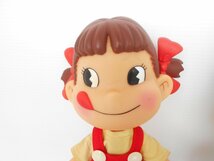 ●FUJIYA 不二家 ペコちゃん ポコちゃん 人形 約28cm 当選品 箱付き レトロ_画像3