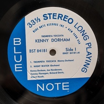 BLUE NOTE 準完オリ KENNY DORHAM / TROMPETA TOCCATA BST 84181 / VAN GELDER刻印 / 両面耳付き / カンパニースリーブ付き_画像4