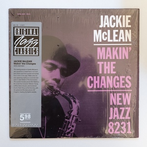 OCJリイシュー盤　Jackie McLean / Makin' The Changes OJC-197 (NEW JAZZ 8231） 美盤・美音 / シュリンク
