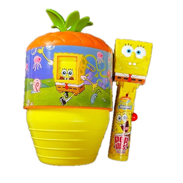 マック ハッピーセット スポンジボブ コップ グラス チュッパチャプス