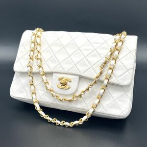 CHANEL シャネル マトラッセ ココマーク ターンロック ラムスキン チェーン ショルダー バッグ D0958N