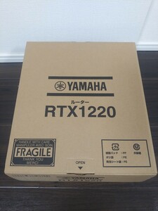 【新品未使用】YAMAHA RTX1220 ギガアクセスVPNルーター ヤマハ 