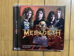 MEGADETH メガデス / NAGOYA 1987 2CD＋PEACE SELLS...BUT WHO'S BUYING?