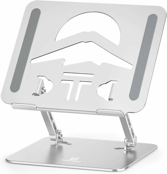 ノートパソコンスタンド タブレットホルダー 折り畳み式 人間工学 姿勢改善 PCスタンド 滑り止め 折りたたみ式