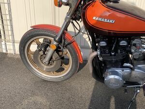 Z1Z2 750RSトンガリフェンダー 火の玉 フロントフェンダー 当時物 ヤレ z750four A4A5 KZ900 KZ1000 Z400FX Z系