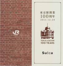 使用済み　残金無し　東京駅開業100周年記念Suica　＃0235_画像3