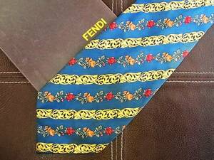 [ stock disposal sale ]5-9551z*[ flower ] Fendi [FENDI] necktie *!