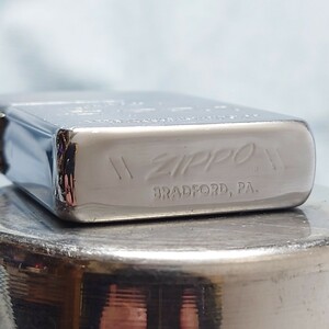 1111円～ ZIPPO 美品 イタリック 貴重モデル 1986年製 ビンテージ ジッポ 80年代 ジッポー オイルライター USA SILVER Color