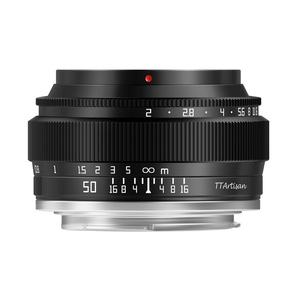 銘匠光学 TTArtisan 50mm f/2 単焦点レンズ キヤノンEF-Mマウント ブラック 中望遠