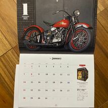 2冊セットCLUB HARLEY 2024年1月号別冊付録　VINTAGE H-D Calendar2024 カレンダー　バイク ハーレー　付録のみ_画像3