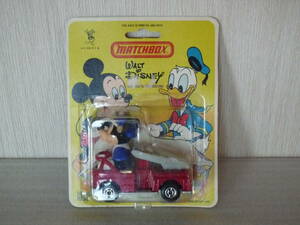 MATCHBOX　ディズニー　ミッキーマウス（消防車）マッチボックス　WALT Disney