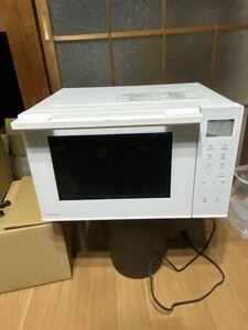 中古　動作確認済みPanasonic パナソニック オーブンレンジ NE-FS301-W 2021年製 フラットテーブル