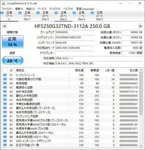 SKhynix 2.5インチSSD HFS250G32TND 250GB SATA #11791_画像2