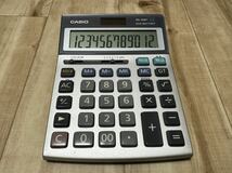 CASIO　カシオ　DS-12WT 12桁ソーラー電卓　USED_画像1