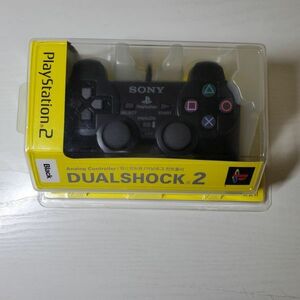 ●CH50【送60】未開封 SONY PS2 コントローラー デュアルショック2 Dual Shock2 Black 輸入版