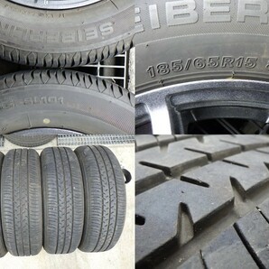 221-745 KINO SPORT アルミホイール＆ラジアルタイヤ 185/65R15 2020年 4本セットの画像6