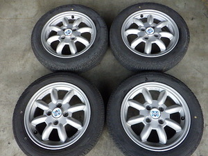 221-726　MINILITE　アルミホイール＆ラジアルタイヤ　155/65R14　2022年　4本セット