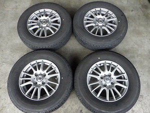 221-730 weds aluminium wheel & radial tire 165R13 6PR 2022 year 4 pcs set 