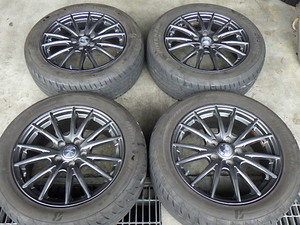 221-751　weds VELVA SPORT　アルミホイール＆ラジアルタイヤ　215/55R17　2019年　4本セット