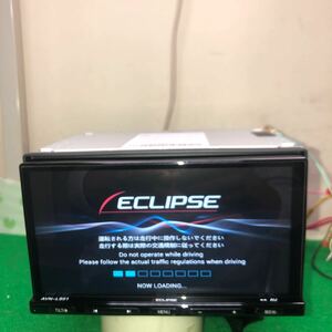 動作保証付/イクリプス　AVN-LS01　ナビ　地デジフルセグ　Bluetooth内蔵　CD・DVD再生OK