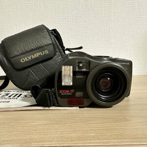 T248 OLYMPUS IZM330 QUARTZDATE フィルムカメラ 取扱説明書あり レトロ オリンパス