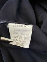 nonnative ノンネイティブ　コットン　シャツジャケット　ネイビー　サイズ1 日本製_画像7