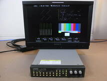 【動作品】HD-SDI映像音声測定器　LV7700（キヤノン4ピンDC電源、HDMI変換アダプタ付）LEADER/リーダー_画像2