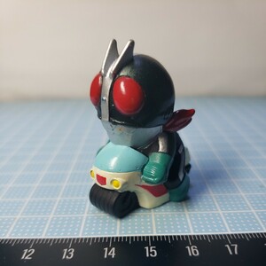 BANDAI 仮面ライダーキッズ ミニフィギュア 指人形 2号ライダー&サイクロン