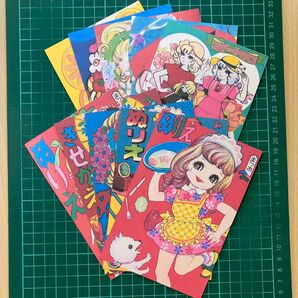 ⑧昭和レトロ 女の子 ポストカード 10枚