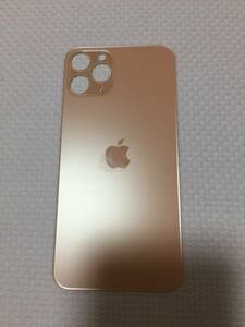 A112-iPhone 11Pro Max専用 バックパネル ゴールド背面ガラス 新品未使用品